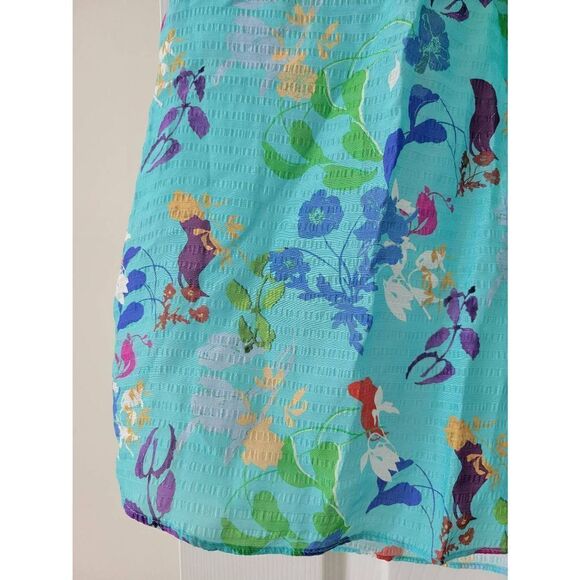 TANYA TAYLOR Eve Printed Ruffle Blouse $298 S - Picture 7 of 9